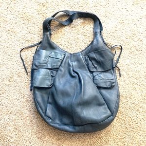 Miss Albright Blue Shoulder Bag